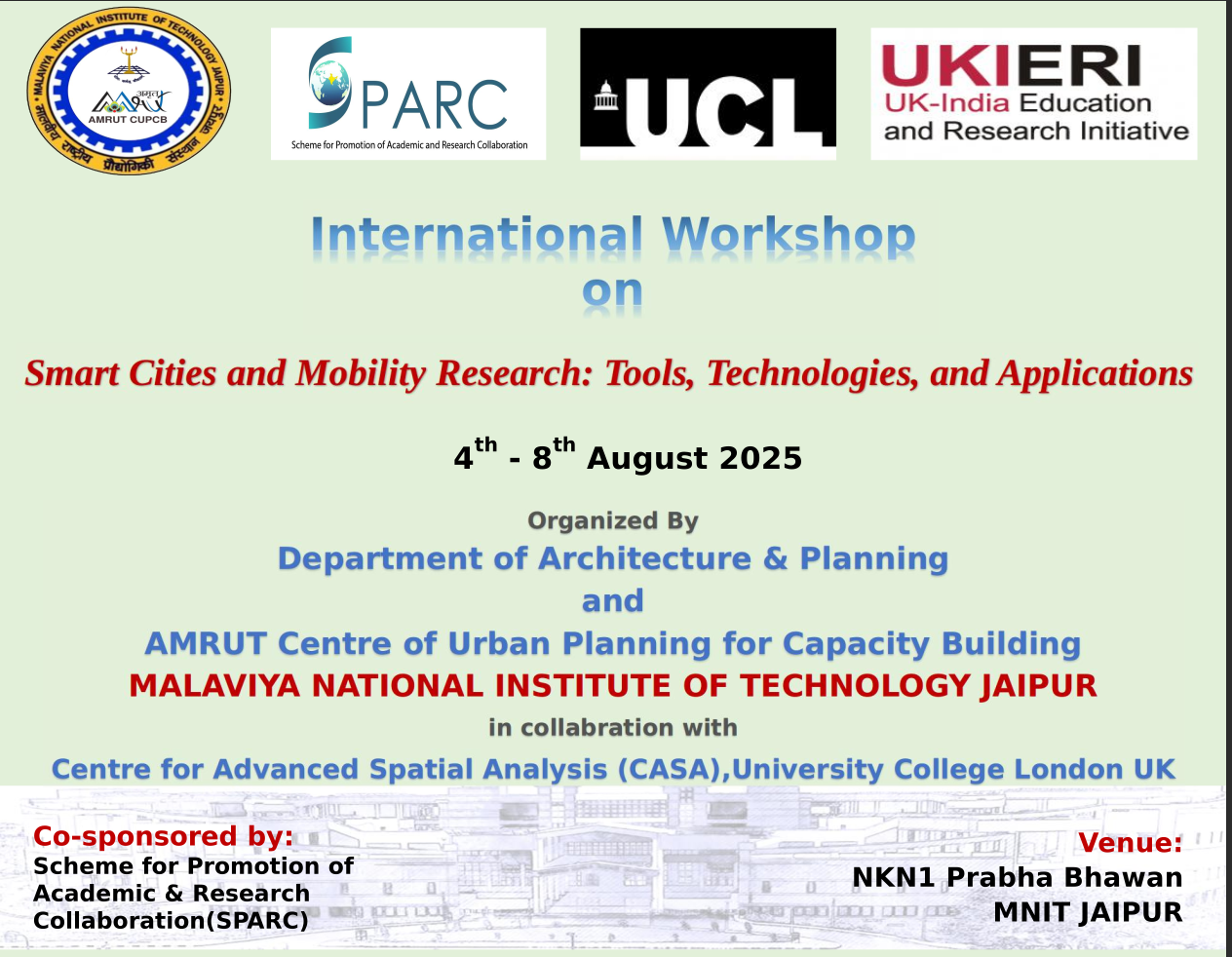 Smart Cities Workshop Banner